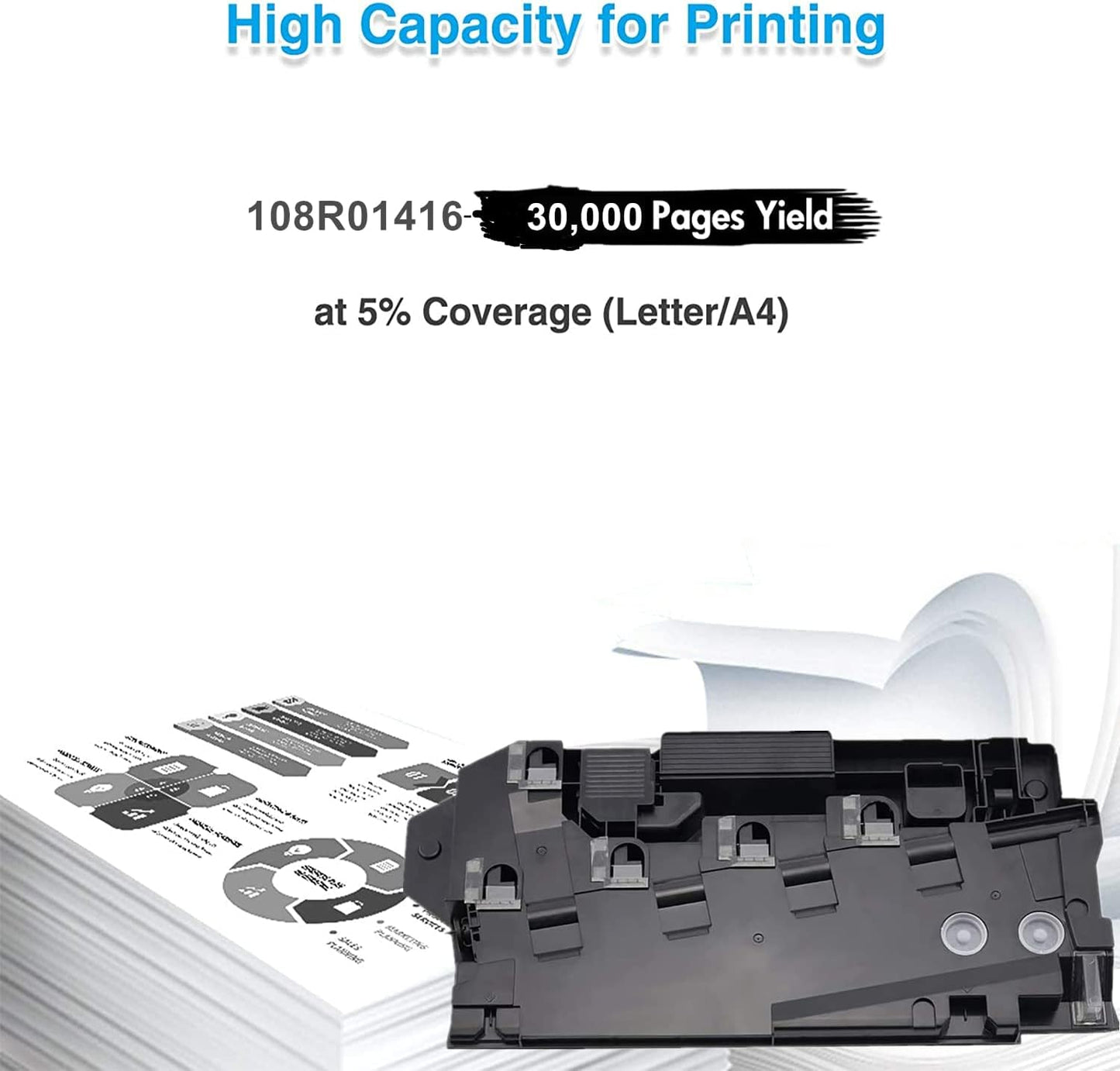 Xerox Waste Toner Box - Compatible Phaser 6510 & WorkCentre 6515 - Efficient Waste Management Solution