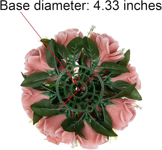 Flower Centerpieces for Wedding Tables: Wedding Table Decorations Dusty Rose Flower Balls Centerpieces for Engagement Cerebration Party Center Pieces 2 Packs
