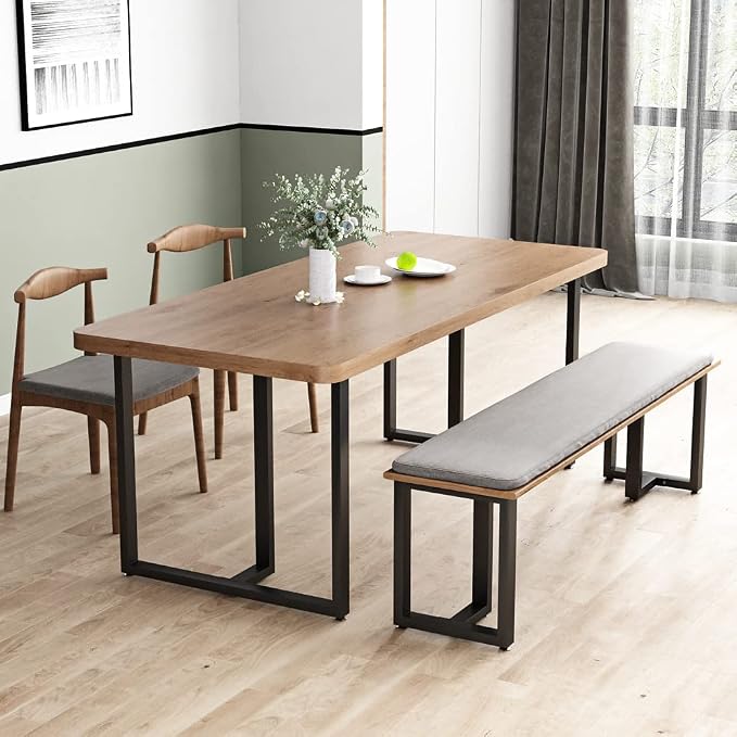 Black Metal Table Legs 28''inch Heavy Duty Metal Desk Legs,DIY Metal Legs for Table,Industrial Table Legs for Home Furniture(Without Plank)
