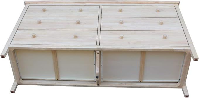 International Concepts Dresser with 6 Drawers, Unfinished