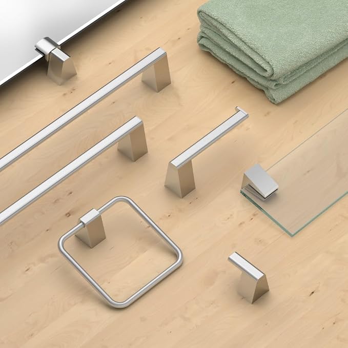 Gatco 5661 A-Line Towel Bar, 18 Inch, Satin Nickel