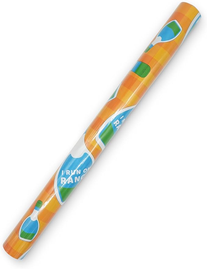 GOOFBALLS Hilarious Wrapping Paper Roll – Funny Gift Wrap for Birthdays, Holidays, White Elephant, Gag Gifts - Ranch Dressing