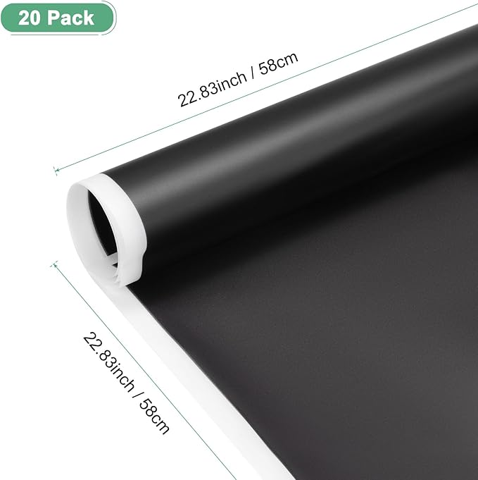 M METERXITY 20 Sheets Flower Wrapping Paper Bouquet 23 Inch Black White Edge BOPP Waterproof Floral Wrapping Paper Flower Packaging DIY for Wedding/Party/Birthday/Gift Bouquet Wrap Paper