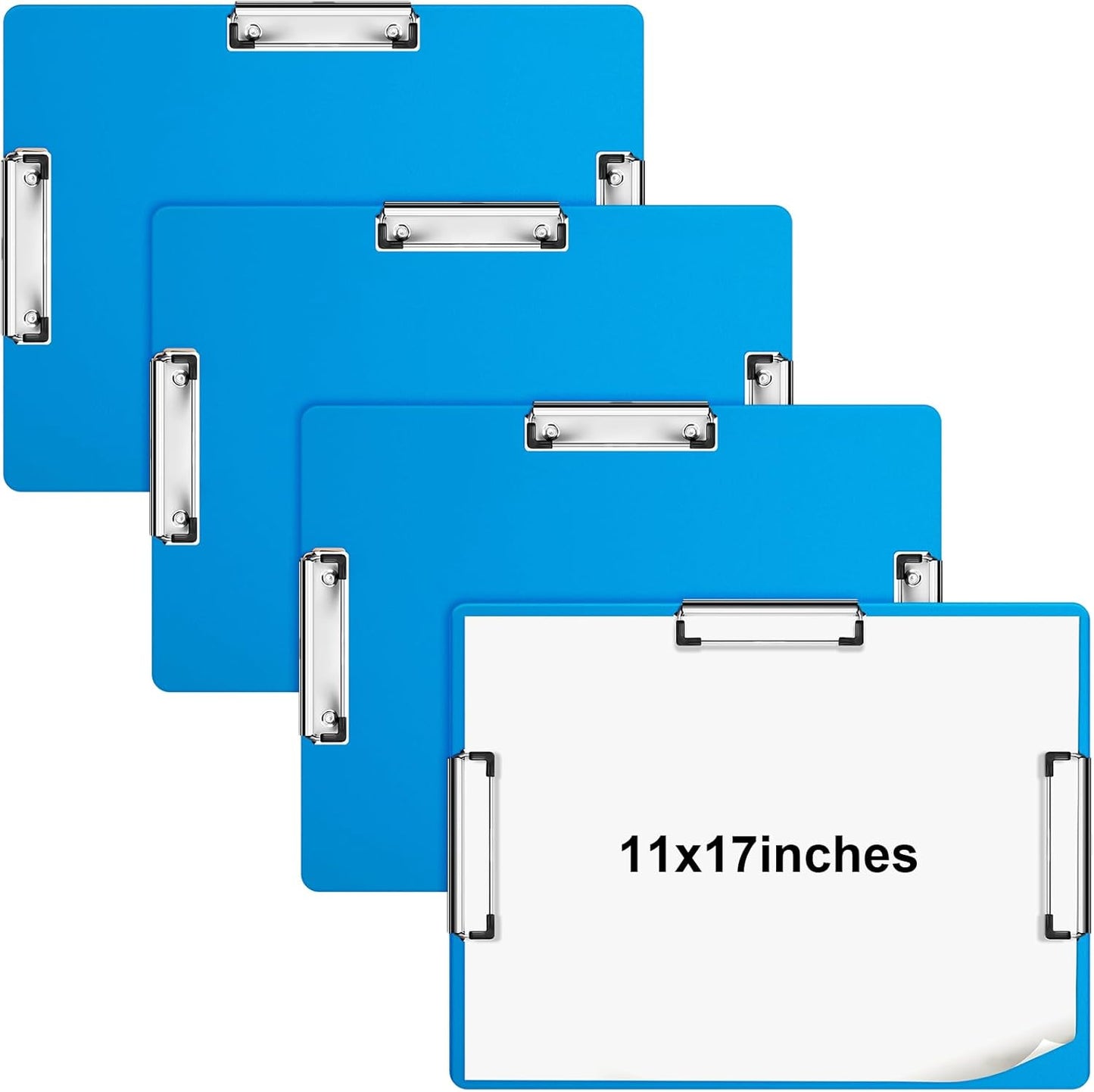 Tenceur Extra Large 11x17 Clipboard - Blue Horizontal Drawing Board for Art & School Supplies