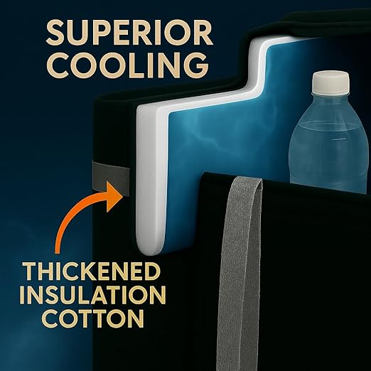 musbus Insulated Food Delivery Bag Cooler Bags Keep Food Warm Catering Therma for doordash Uber Eats Catering Shopper hot BLACK travel grocery pizza portable beach soft sided