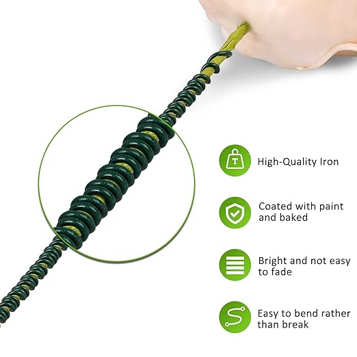 3 Pack Flexible Green Wire - 118 Yards, 22 Gauge, Paddle Wire for Crafts, Christmas Wreaths, Tree & Flower Arrangements