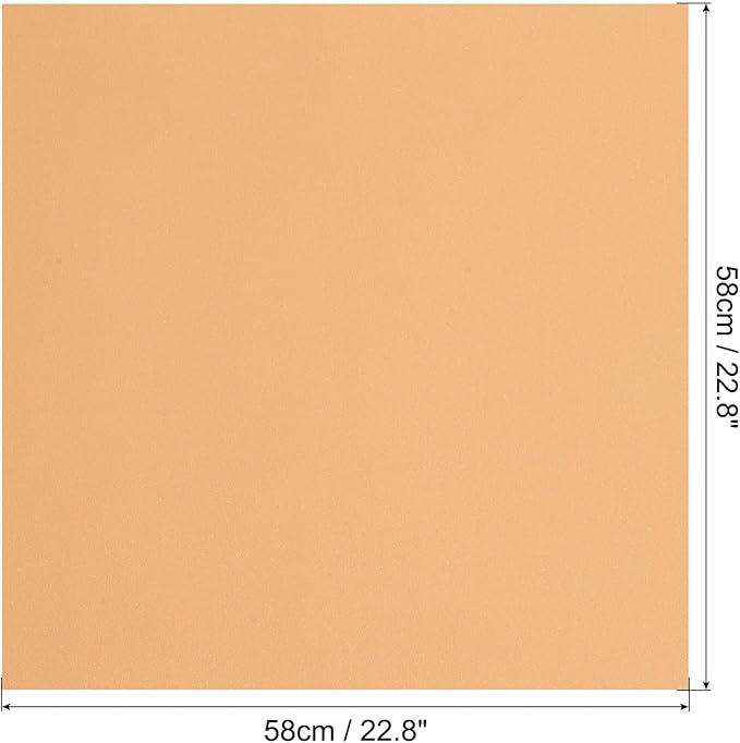 MECCANIXITY Flower Wrapping Fog Paper 22.8x22.8 Inch Waterproof Matte Floral Wrapping Paper for DIY Crafts, Gift/Gift Box Packaging Orange 20 Pcs