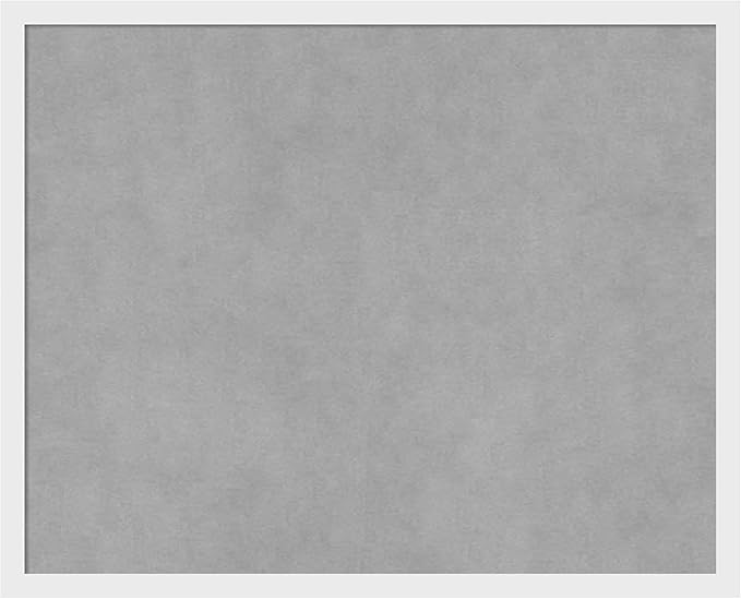 Amanti Art White Framed Magnetic Board 17x21 Small Vision Board for use with Magnets, 100% Metal Sheet to Display Items as Office Decor or for Home Organization in mudroom, Kitchen or Kids Room