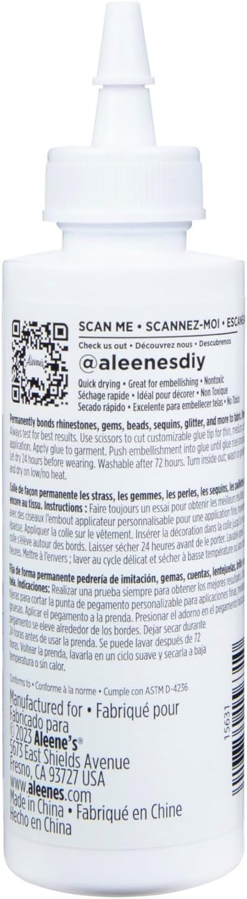 Aleene's Jewel-It Embellishing Glue - 4oz for Secure Crafting and DIY Projects