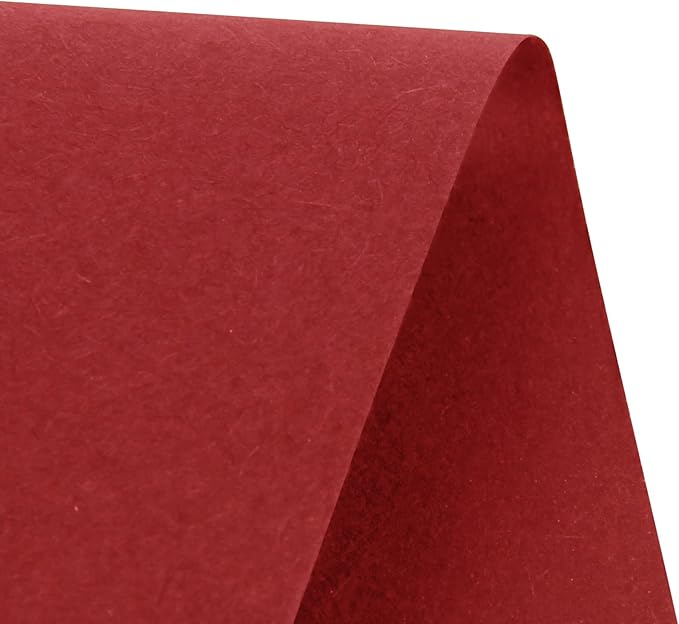 RUSPEPA Kraft Paper Roll - 30 inches x 32.8 feet - Recyclable Paper Perfect for Wrapping, Craft, Packing, Floor Covering, Dunnage, Parcel, Table Runner (Red)