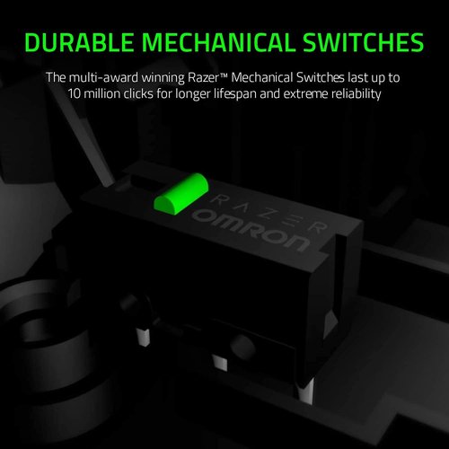 Razer DeathAdder Essential Gaming Mouse - 6400 DPI Optical Sensor | 5 Programmable Buttons - Classic Black