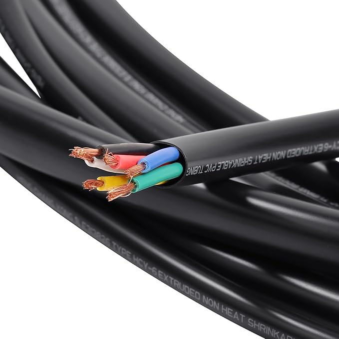 SUNNAREPOON Black Wire Harness Tubing, Car Unshrinkable Insulation Cord Sleeve for Wire Shielding Sheathing Organizer/Protection/Covering (1/2''(13MM) - 18FT(216INCH))