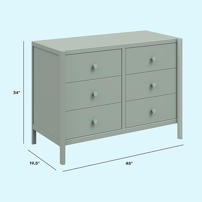 Davinci Birdie 6-Drawer Dresser