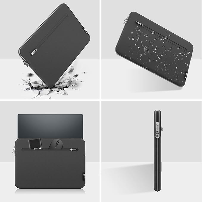 Smatree SlimPro Laptop Sleeve Case for 14 inch HP EliteBook 1040 G11/X Flip G1i, for 14 inch HP EliteBook 8 G1iN/G1i/G1a, Case with Swift-Access Accessory Pocket, Patented Super-Corner Design (S413)