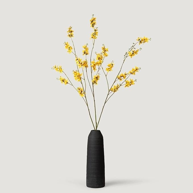 Afloral Tall Faux Forsythia Branch in Yellow - 53"