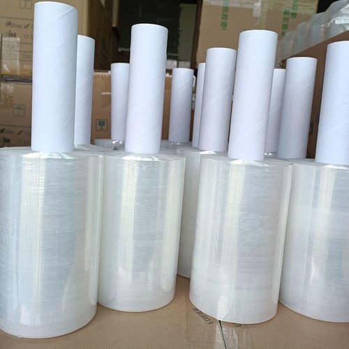 Clear Stretch Wrap - 6" x 1000' Heavy-Duty Plastic Wrap Roll for Moving & Shipping