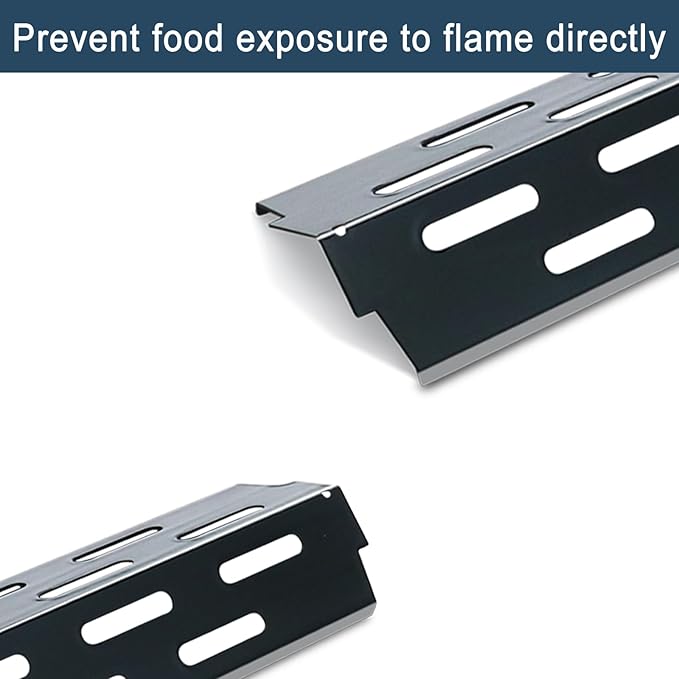 Heat Deflectors for Weber Genesis II E-410, S-410, LX E-440, S-440 (Porcelain Steel, ES/410 * 4)