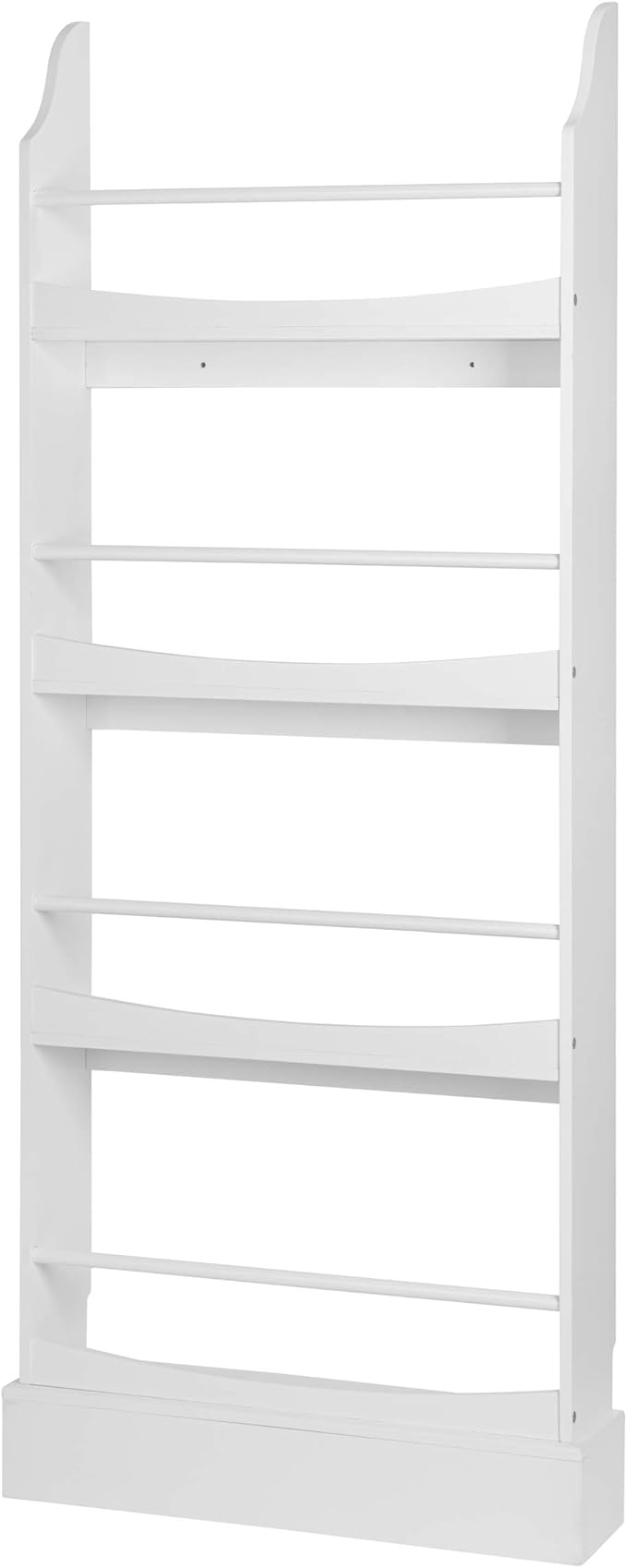 UTEX Kids Bookshelf,4 Tiers Children's Bookcases and Storage, Kids Bookcase Rack Wall for Bedroom,Study Living Room,White