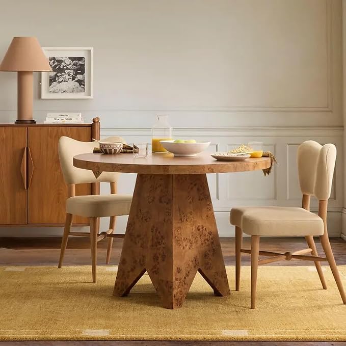 Hand Tufted Wool Area Rug, Warm Mustard Gold Solid Center with Minimal Border Design, Rectangular Modern Contemporary Carpet for Living Room, Bedroom, Dining Room
