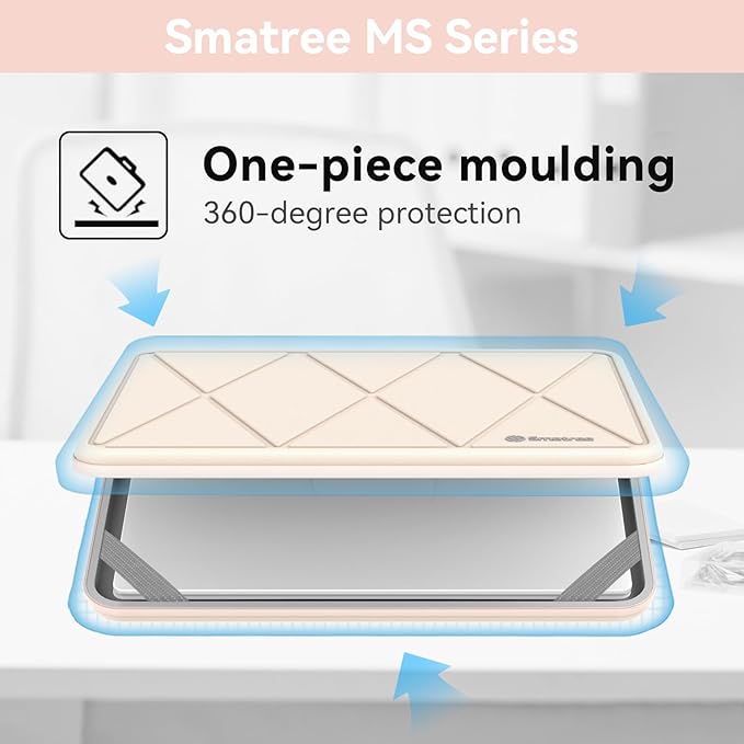 Smatree MS50T Hard EVA Protective Sleeve Case with Stand Compatible for 14 inch Acer Aspire 14, for Acer Swift Go 14-SFG14-71T/71, for Aspire Lite 14 AL14-31P-C0S2, for Acer TravelMate P6 TMP614,White
