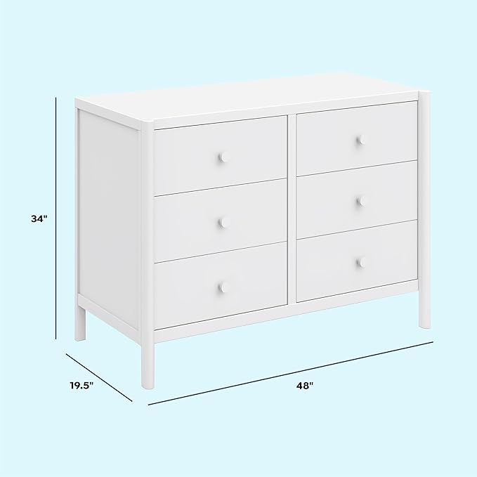Davinci Birdie 6-Drawer Dresser