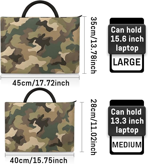 Hsnar 15.6 Laptop Case Briefcase Handbag with Accessory Pocket Slim Laptop Bag Laptop Sleeve