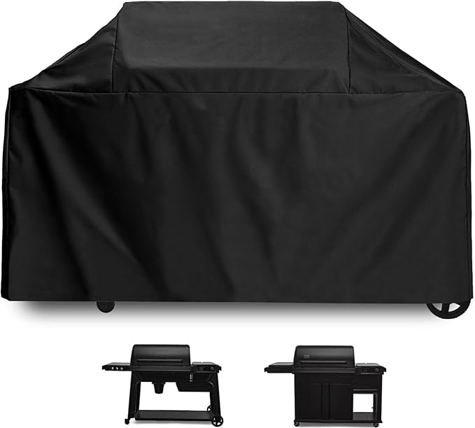 ZJYWSCH Grill Cover for Traeger Woodridge Pro/Plus & Woodridge Elite Wood Pellet Grill Smoker Outdoor Waterproof for Traeger TFB97JLH TFC97XLH Full Length Cover BAC776 Heavy Duty