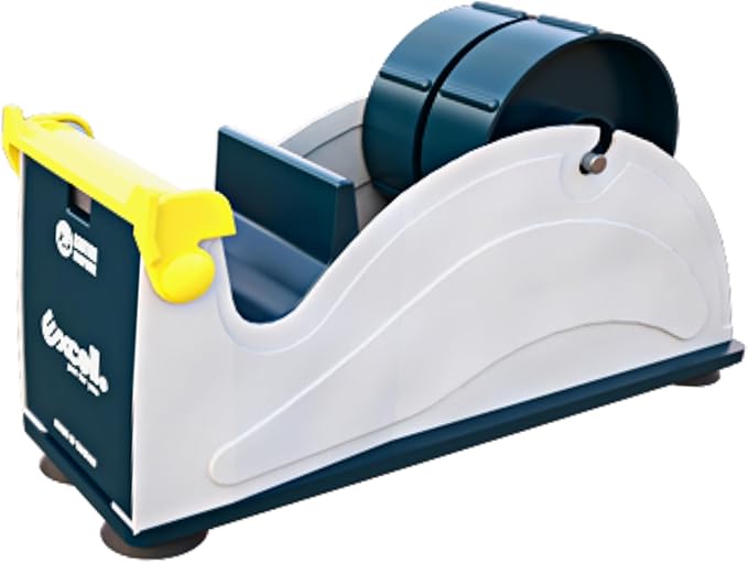Excell ET-12271 Premium Extra Wide Multi-Rolls Steel Desktop Tape Dispenser, 2" Wide and 3" Core