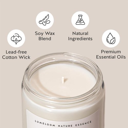 LUMELOOM Lavender Scented Soy Wax Candle - 9oz Retirement Gift for Women & Men | Perfect for Friends & Coworkers