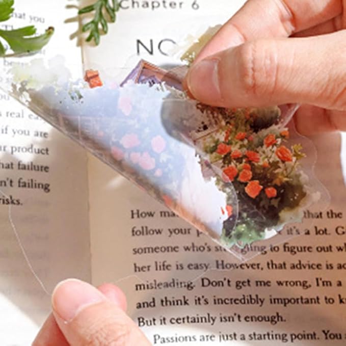 180pcs PET Garden Landscape Scrapbook Paper Journaling Sticker Flower Stickers for Scrapbooking Vintage Stickers Aesthetic Flowers Floral Sticker Pack Junk Journal Decorative Paper Scrapbook Supplies