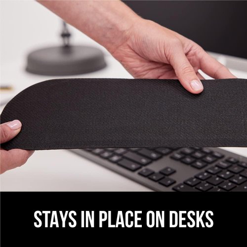 GORILLA GRIP Silky Gel Memory Foam Wrist Rest - Ergonomic Typing Pain Relief | 2-Piece Set in Light Pink