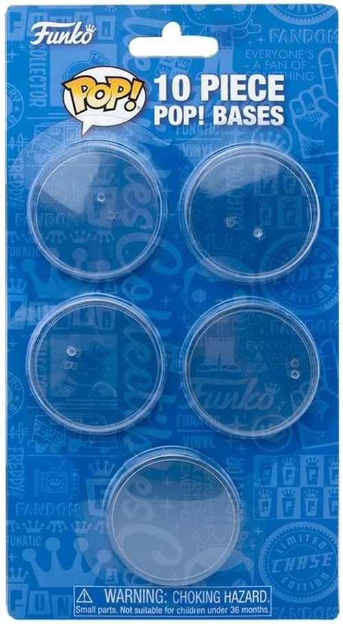Funko Pop! Stand Bases - 10 Pack for Secure Display of Collectible Figures