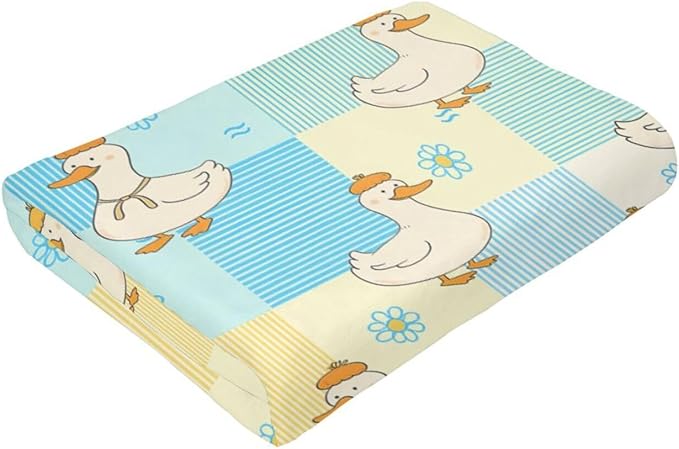 Funny Duck Blanket Cute Duck Throw Blanket Soft Cozy Fleece Fuzzy Stuffed Plush Flannel Gifts for Girls Women Boys Kids Adults 40''x50''