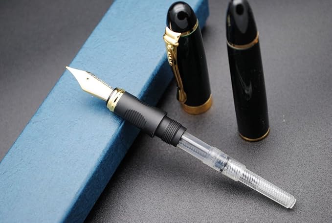 JINHAO X450 Fountain Pen M Nib (Green Ice Flowers)