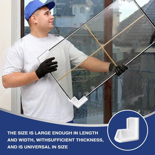 Regine Switzerland 24Pcs Edge Foam Protection Corners - Safe Packing Foam for TV Frames & Mirrors