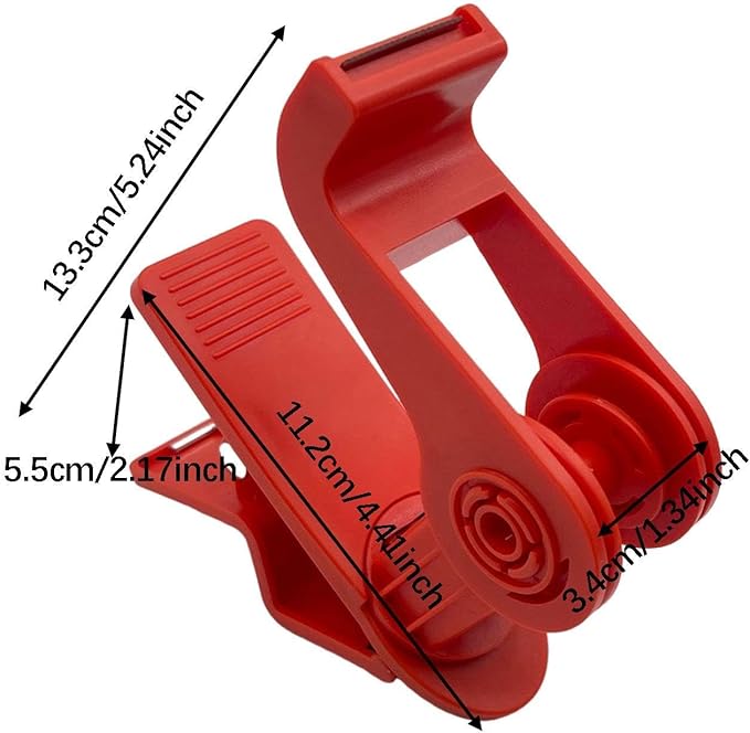 Milageto Desktop Tape Dispenser Desk Tape Holder Desk Accessories Easy Setup & Storage Flexible Rotation Tool Clamp for Gift Wrapping