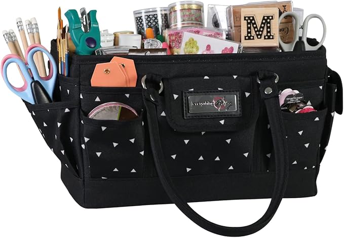 Everything Mary Deluxe Collapsible Store & Tote Organizer with Handles – Multipurpose Storage for Diapers, Snacks, Crafts, Toys, Office Supplies & Everyday Essentials