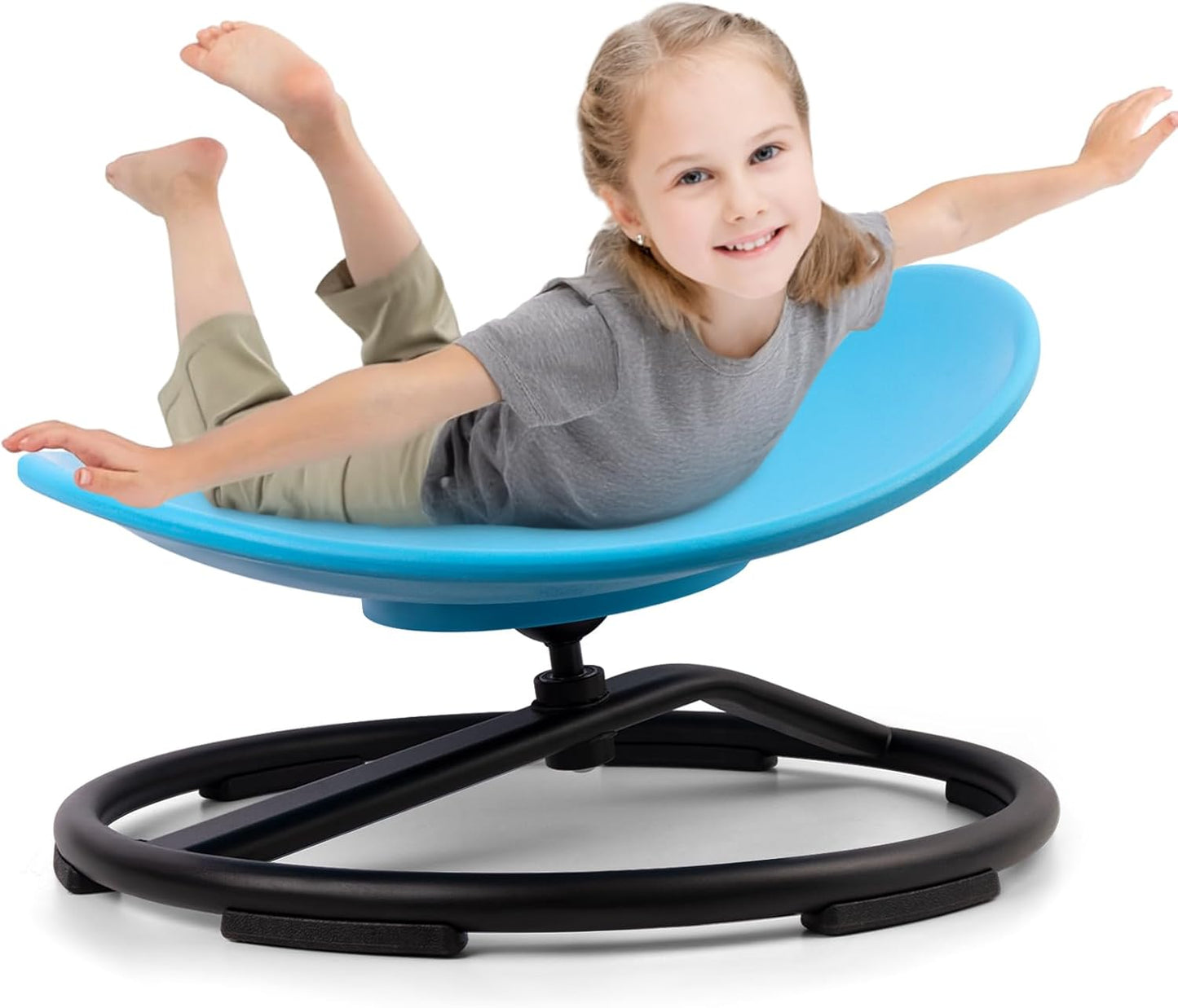 Skiennix Spinning Chair for Autistic Kids - Sensory Toy for Balance & Coordination | Blue