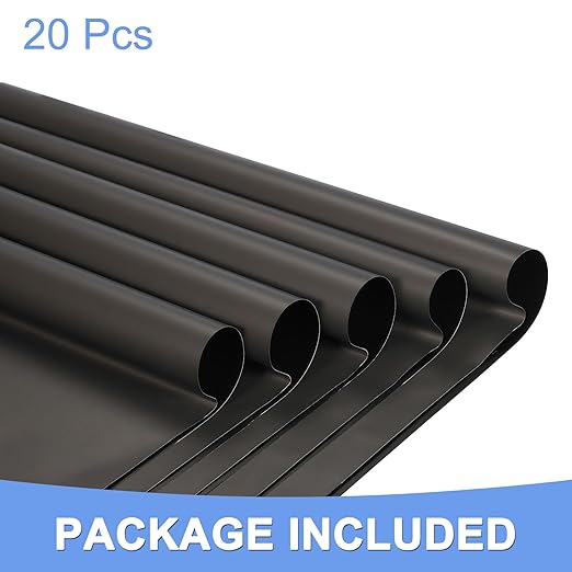 Double Sided Color Flower Wrapping Paper - 20 Sheet Waterproof Floral Bouquet Wrapping Paper Fits for Wedding Graduation Gifts - (22.8x22.8 Inch, Black)
