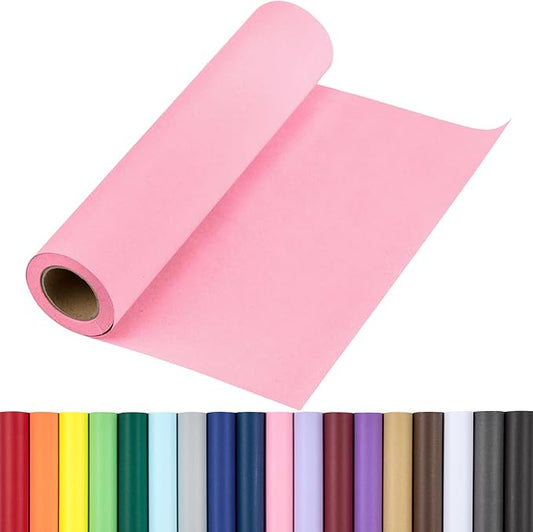 RUSPEPA Kraft Paper Roll - 17.5 inches x 32.8 feet - Recyclable Paper Perfect for Wrapping, Craft, Packing, Floor Covering, Dunnage, Parcel, Table Runner, Pink