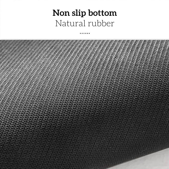 Black and White Bathroom Mat, Non-Slip Irregular Shaped Bathtub Mat, Machine Washable Diatom Mud Quick Dry Shower Carpet for Home Bathroom 23.6"x35.4"