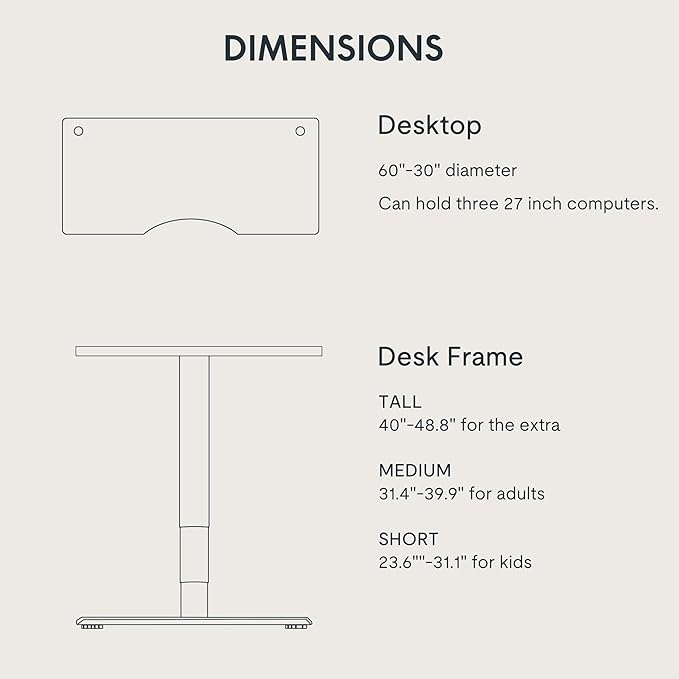 FLEXISPOT E6 MAX Bamboo Dual Motor 3 Stages Standing Desk 60x30 Inch Whole-Piece Board Electric Height Adjustable Stand Up Desk 150KG Load Capacity(Black Frame + Bamboo Curved Desktop)