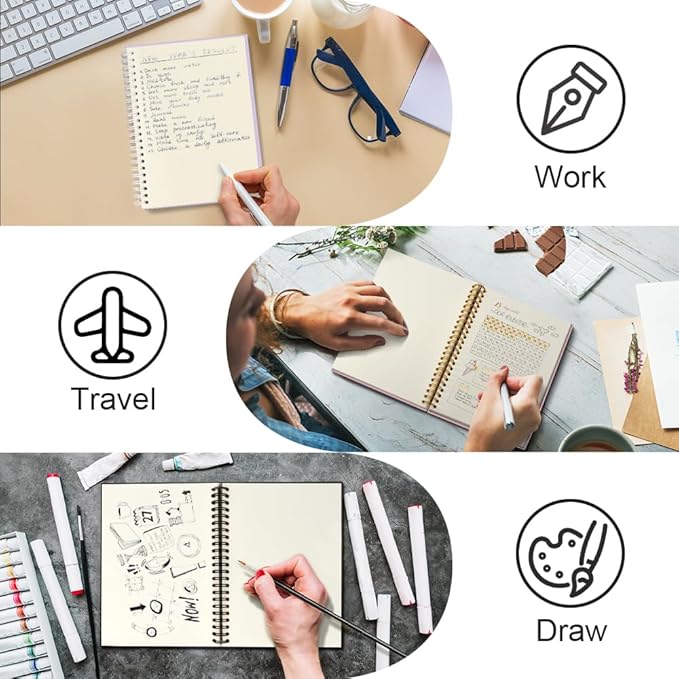 Msticey As For Me And My Team We Will Get It Done 160 Blank Pages Pink Gold Hardcover Spiral Notebook, Appreciation Gifts for Women Manager Supervisor Leader Coworker Colleague, Funny Boss Day Gifts