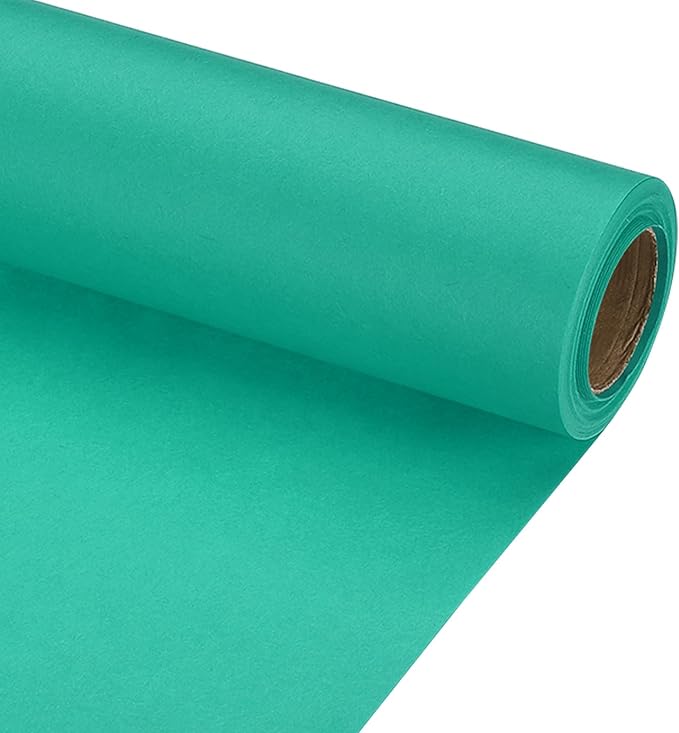 PATIKIL Wrapping Paper, 12" x 300"(25') 70 GSM Craft Paper Roll Kraft Packing Paper for Poster Bulletin Board, Gift Wrapping, Grass Green
