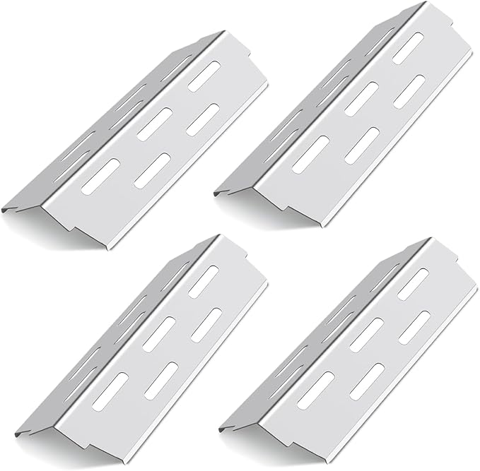 Grieptra Heat Deflectors for Weber Genesis II E-410, S-410, LX E-440, S-440 (304 Stainless Steel, ES/410 * 4)