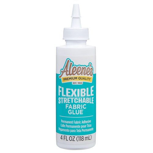 Aleene's Fabric Glue - Flexible & Stretchable Adhesive, 4 oz. | Perfect for Crafting & Repairs