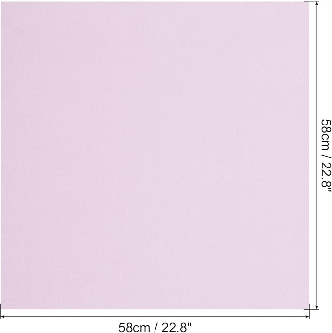 MECCANIXITY Flower Wrapping Fog Paper 22.8x22.8 Inch Waterproof Matte Floral Wrapping Paper for DIY Crafts, Gift/Gift Box Packaging Light Purple 20 Pcs