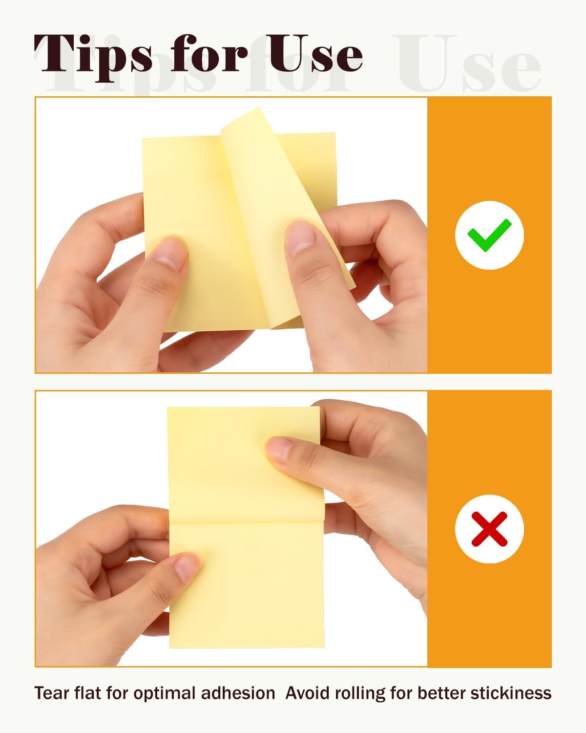 Skiennix Sticky Notes - 3x3 Yellow Self-Stick Memo Pads | 3600 Sheets in 48 Pads for Office & School