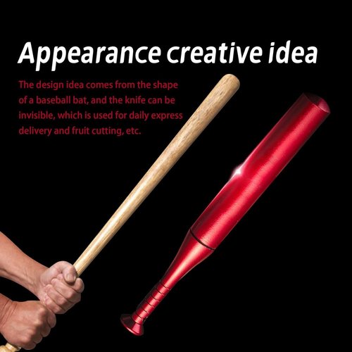 Baseball Shape Metal Letter Opener - Ergonomic Grip & Stylish Design for Office Use