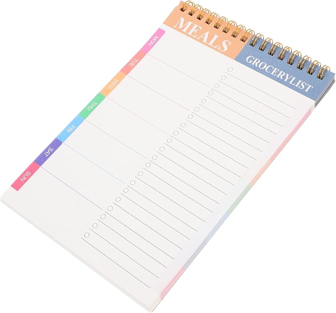 SOPOTUTU Daily Task Recording Notepad Pages Spiral Planner Notepad for Schedule with Clear Layout Do List Portable Lightweight Design for Daily Planning and Management